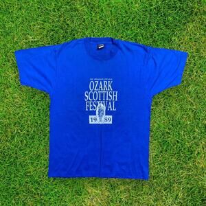 1989 Arkansas Ozark Scottish Festival single stitching Medium